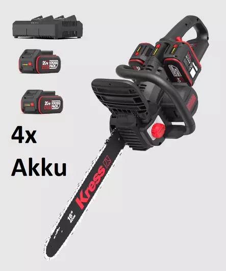 2x20V Moottorisaha 40CM SETTI - 20V + 40v Akkukonepaketit - KG347E9SET - 1