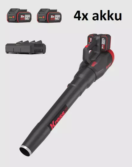 2x20V 900m³/h Akkupuhallin PAKETTI - 20V + 40v Akkukonepaketit - KG5849SET - 1