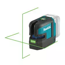 MAKITA SK105GDZ RISTIVIIVALASER CXT. VIHREÄ PYSTY- JA VAAKAVIIVA. ± 3MM @ 10M, ITSE - CXT Koneet - SK105GDZ - 1