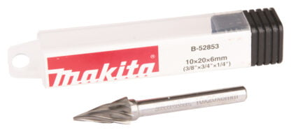 Makita Kovametalliviila 10x20mm, muoto M Karkea hammastus alumiinille, muoville, sinkille, kara 6mm