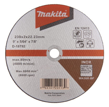 Makita Katkaisulaikka metalli 230 x 2,0 mm RST (INOX)