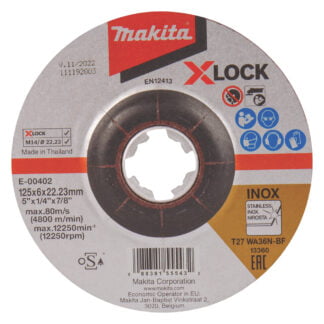 Makita Hiomalaikka X-Lock, 125 x 6,0 mm X-Lock • 125 x 6,0 mm • Metalli, RST